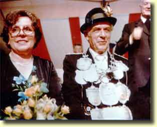 Regimentskönigspaar Rudi und Lieselotte Busch 1980